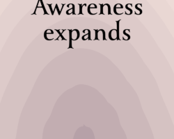 Awareness expands