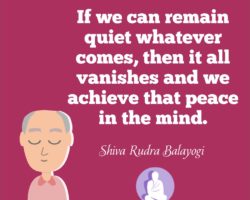 If we can remain quiet whatever comes