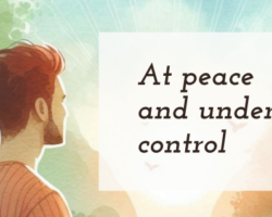 Living life peacefully with the mind under control